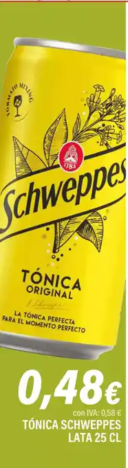 Cash Ifa SCHWEPPES Tónica oferta