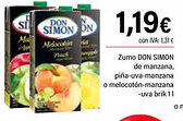 Cash Ifa DON SIMON Zumo de manzana, piña-uva-manzana o melocotón-manzana oferta