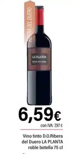 Cash Ifa LA PLANTA Vino tinto D.O.Ribera del Duero roble botella oferta