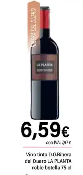 Cash Ifa LA PLANTA Vino tinto D.O.Ribera del Duero roble botella oferta