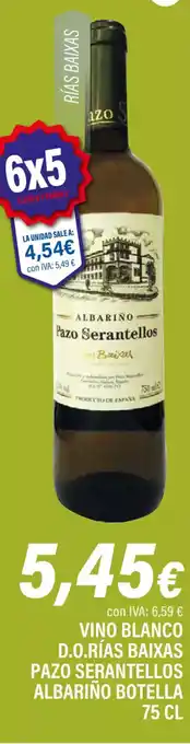 Cash Ifa Vino blanco d.o.rías baixas pazo serantellos albariño botella oferta