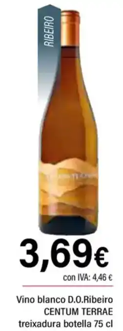 Cash Ifa CENTUM TERRAE Vino blanco D.O.Ribeiro treixadura oferta