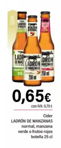 Cash Ifa LADRÓN DE MANZANAS Cider normal, manzana verde o frutos rojos oferta