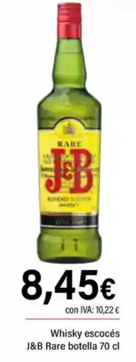 Cash Ifa j&b Whisky escocés Rare oferta