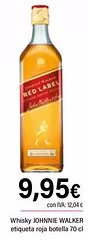 Cash Ifa JOHNNIE WALKER Whisky etiqueta roja oferta