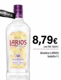 Cash Ifa LARIOS Ginebra oferta