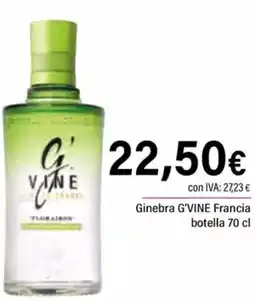 Cash Ifa G'VINE Ginebra Francia oferta