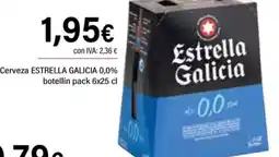 Cash Ifa ESTRELLA GALICIA Cerveza 0,0% botellín oferta