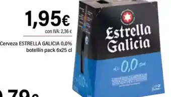 Cash Ifa ESTRELLA GALICIA Cerveza 0,0% botellín oferta