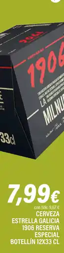 Cash Ifa Cerveza estrella galicia 1906 reserva especial botellín oferta