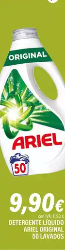 Cash Ifa ARIEL Detergente líquido original 50 lavados oferta