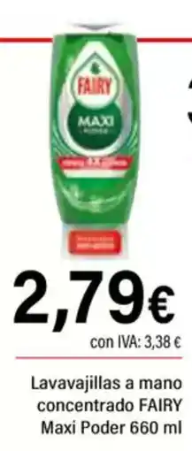 Cash Ifa FAIRY Lavavajillas a mano concentrado Maxi Poder oferta