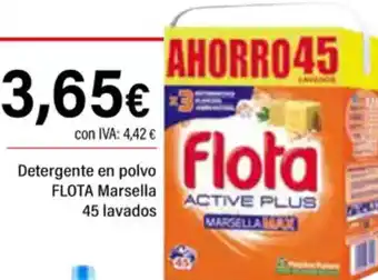 Cash Ifa FLOTA  Detergente en polvo Marsella 45 lavados oferta