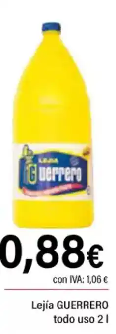 Cash Ifa GUERRERO Lejía todo uso oferta