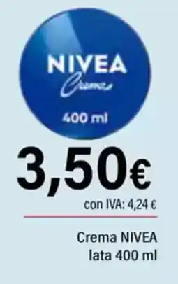 Cash Ifa NIVEA Crema oferta