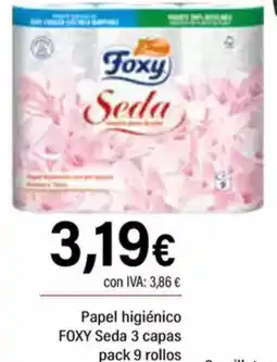 Cash Ifa FOXY Papel higiénico Seda 3 capas oferta