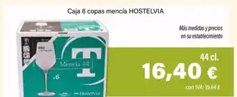 Cash Ifa HOSTELVIA Caja 6 copas mencía oferta