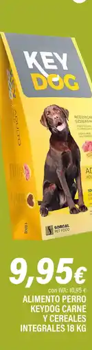 Cash Ifa Alimento perro keydog carne y cereales integrales oferta