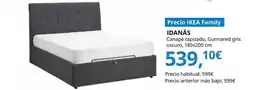 IKEA Idanäs - canapé tapizado, gunnared gris oscuro oferta