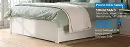 IKEA Songesand - estructura de cama con 2 cajones, blanco oferta