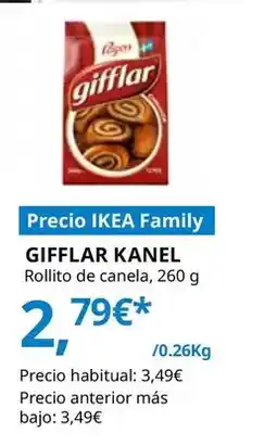 IKEA Gifflar kanel - rollito de canela oferta
