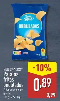 ALDI Sun snack - patatas fritas onduladas oferta
