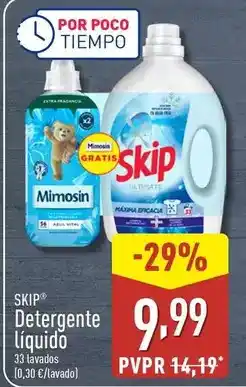 ALDI Vital - detergente liquido oferta