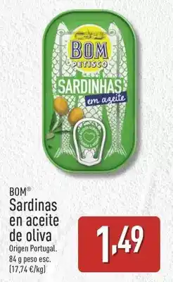ALDI Sardinas en aceite de oliva oferta