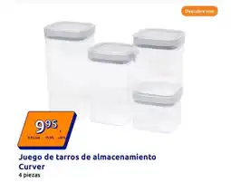 Action Curver - juego de tarros de almacenamiento oferta