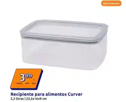 Action Curver - recipiente para alimentos oferta
