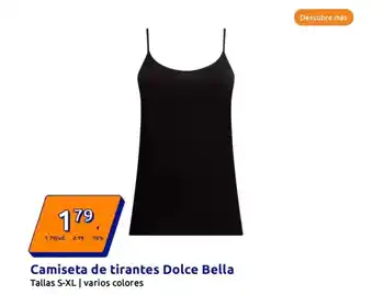 Action Dolce bella - camiseta de tirantes oferta