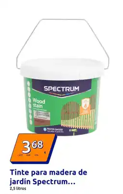 Action Tinte para madera de jardin spectrum oferta