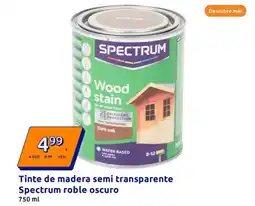 Action Tinte de madera semi transparente spectrum roble oscuro oferta