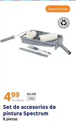 Action Set de accessorios de pintura spectrum oferta