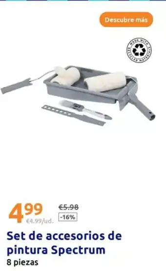 Action Set de accessorios de pintura spectrum oferta
