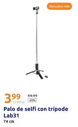 Action Lab31 - palo de selfi con tripode oferta