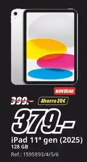 MediaMarkt Ipad 11a gen (2025) oferta