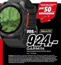 MediaMarkt Garmin - smartwatch fenix 8 5 mm black oferta
