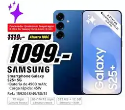 MediaMarkt Elite - smartphone galaxy s25+ 5g oferta