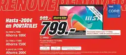 MediaMarkt Msi - ordinateur portable oferta