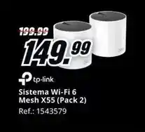 MediaMarkt Tp-link - sistema wi-fi 6 mesh x55 (pack 2) oferta