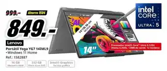 MediaMarkt Lenovo - portatil yoga yg7 14thml 9 oferta