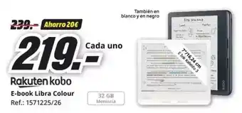 MediaMarkt Blanco - koha e-book oferta