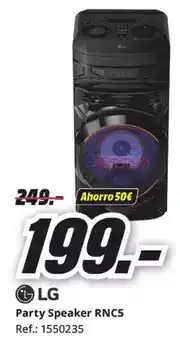 MediaMarkt Lg - party speaker rncs oferta