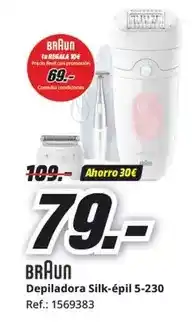 MediaMarkt Braun - depiladora silk-épil 5-230 oferta