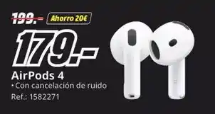 MediaMarkt Airpods 4 oferta