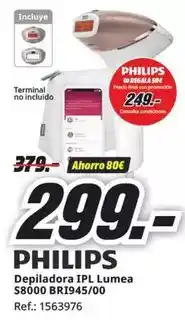 MediaMarkt Philips - depiladora ipl lumea s8000 bri945/00 oferta