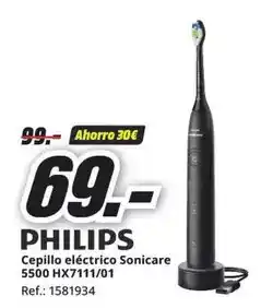 MediaMarkt Philips - cepillo eléctrico sonicare 5500 hx7111/01 oferta