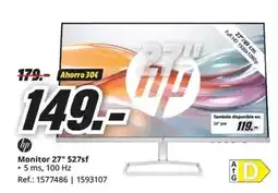 MediaMarkt Hp - monitor 27 527sf oferta