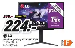 MediaMarkt Lg - monitor gaming 27 27g575q-b oferta